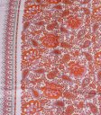 (image for) Premium Floral Print Scarf S0007 Red