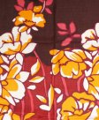 (image for) Premium Floral Print Scarf S0009 Coffee