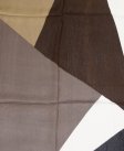 (image for) Premium Strip Print Scarf S0011 Brown