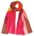 (image for) Premium Strip Print Scarf S0018 Pink
