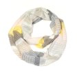 (image for) Premium Infinity Print Scarf S0029 Yellow