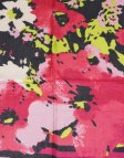 (image for) Premium Floral Print Scarf Hot Pink