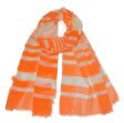 (image for) Premium Strip Print Scarf S0036 Orange