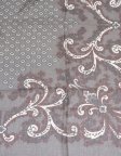 (image for) Premium Square Print Scarf Grey