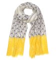(image for) Premium Modal Print Scarf S0046 Grey