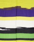(image for) Premium Strip Print Scarf S0079 Yellow