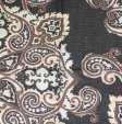 (image for) Premium Pattern Print Scarf S0080 Brown