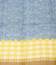 (image for) Premium Modal Print Scarf S0085 Blue