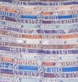 (image for) Premium Infinity Print Scarf S0088 Blue