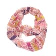 (image for) Premium Infinity Print Scarf S0088 Pink