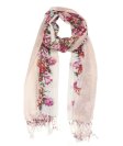 (image for) Premium Floral Print Scarf S0102 Pink