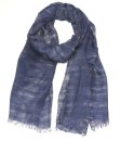 (image for) Premium Strip Print Scarf S0109 Blue