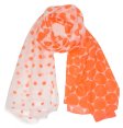 (image for) Premium Dot Print Scarf S0118 Orange