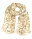 (image for) Premium Animal Print Scarf S0125 Beige