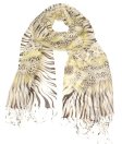 (image for) Premium Animal Print Scarf S0126 Yellow