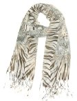 (image for) Premium Animal Print Scarf S0126 Brown