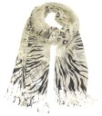 (image for) Premium Animal Print Scarf S0126 Black