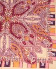 (image for) Premium Wool Blend Print Scarf S0135 Peach