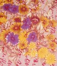 (image for) Premium Wool Blend Print Scarf S0137 Red