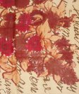 (image for) Premium Wool Blend Print Scarf S0137 Brown