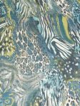 (image for) Premium Pattern Print Scarf S0138 Green
