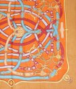 (image for) Premium Wool Blend Print Scarf S0139 Glod