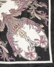 (image for) Premium Wool Blend Print Wrap S0141 Black