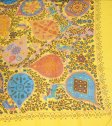(image for) Premium Wool Blend Print Wrap S0142 Yellow