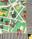 (image for) Premium Wool Blend Print Scarf S0145 Black