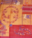 (image for) Premium Wool Blend Print Scarf S0147 Red