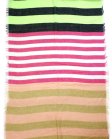 (image for) Premium Strip Print Scarf S0150 Pink