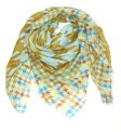 (image for) Premium Square Print Scarf S0152 Green