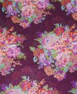 (image for) Premium Infinity Print Scarf S0153 Wine