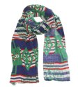 (image for) Premium Strip Print Scarf S0158 Green