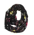 (image for) Premium Infinity Print Scarf S0166 Black