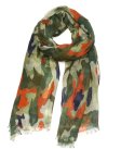(image for) Premium Pattern Print Shawl S0167 Camouflage