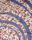 (image for) Premium Pattern Print Shawl S0173 Blue