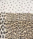 (image for) Premium Infinity Print Scarf S0174 Tan