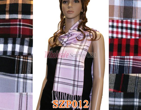 (image for) Light Cashmere Feel Scarves 1 DZ, Asst. Color