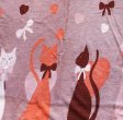 (image for) Premium heart print scarf #s0600-1