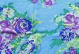 (image for) Premium flower print scarf #s0607