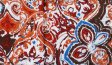 (image for) Premium flower print scarf #s0618-1