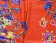 (image for) Premium flower print scarf #s0624-1