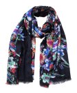 (image for) Premium flower print scarf #s0624-3