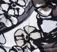 (image for) Premium flower print scarf #s0625-1