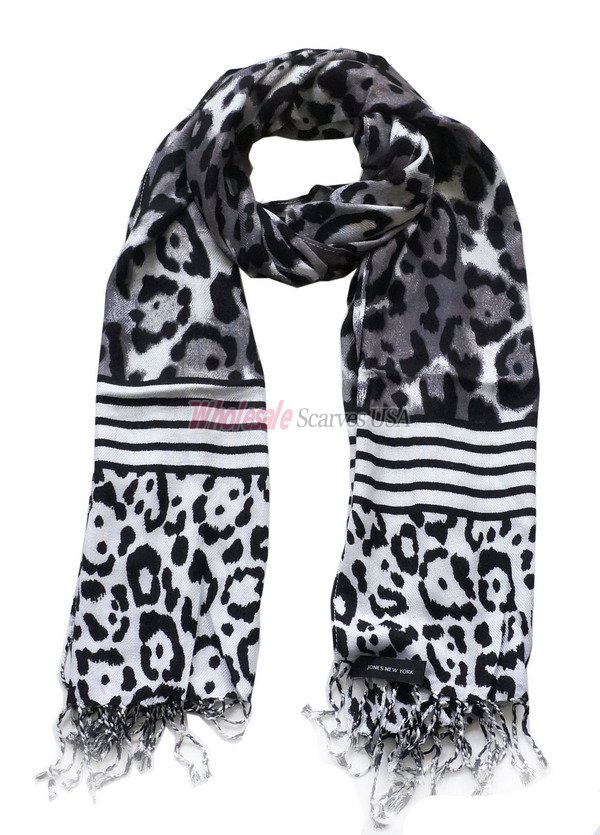 (image for) Premium animal print scarf # s0627-1