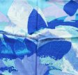 (image for) Premium flower print scarf #s0634-2