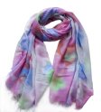 (image for) Premium flower print scarf #s0636-3