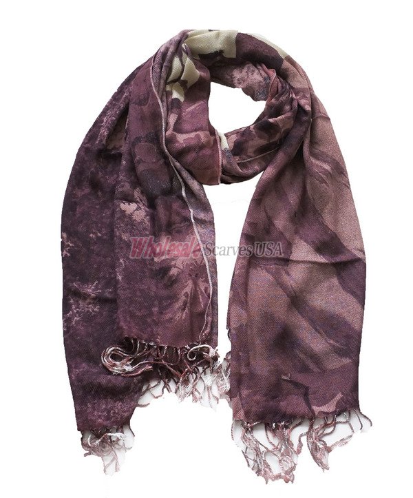 (image for) Premium other print scarf #s0639-1
