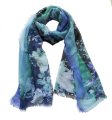 (image for) Premium flower print scarf #s0674-2
